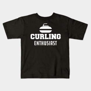 Curling Enthusiast Kids T-Shirt